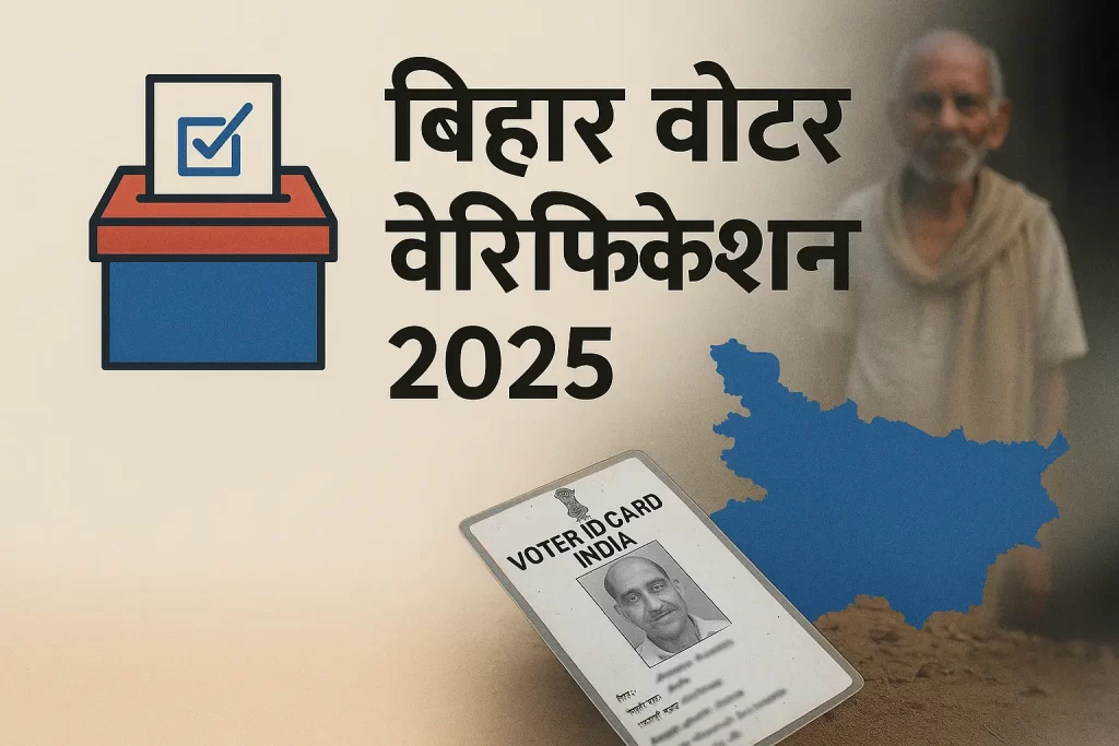 बिहार वोटर वेरिफिकेशन 2025: लोकतंत्र की जड़ें हिलाती एक खामोश प्रक्रिया